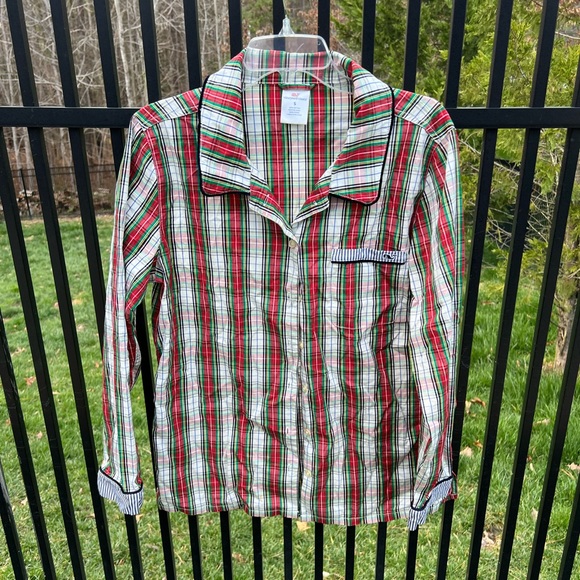 Vineyard Vines Plaid Tartan Pajama Top size Small - Picture 2 of 10